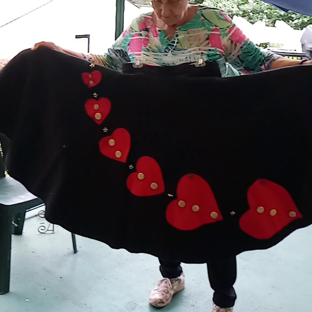 50s party. Sock hop, Petticoat for Halloween or singing,,dress! Excellent cond.